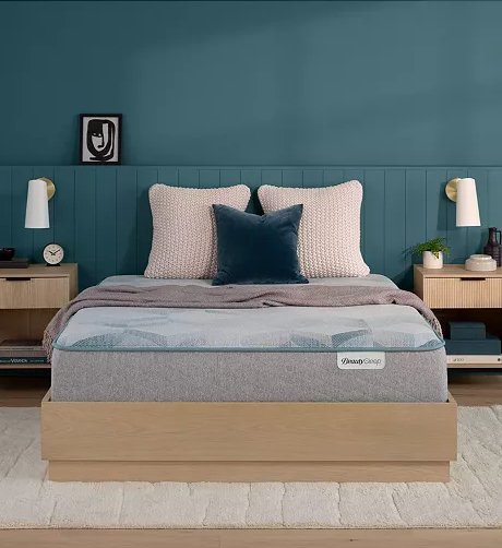 Simmons Beautysleep mattress in a bedroom