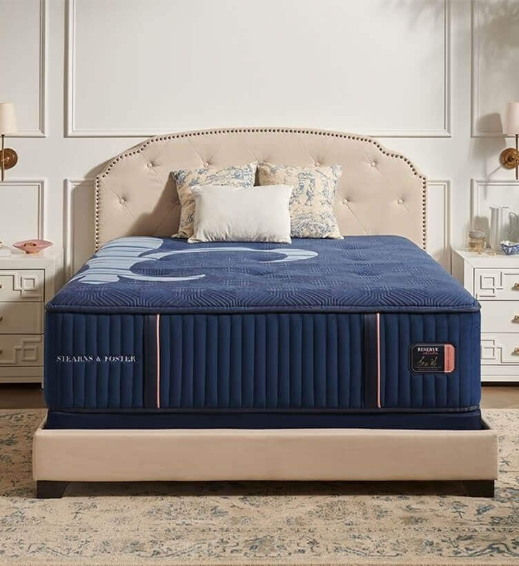 Stearns & Foster mattress in a bedroom
