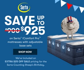 Serta iComfort Mattress Sale Ad Banner